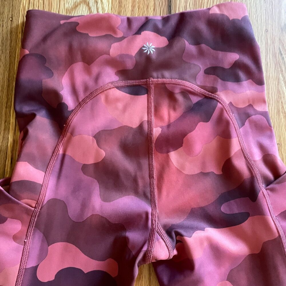 ATHLETA Lot of 2 Ultimate Stash Pockets Mantra Print Leggings Womens Size XXS - Picture 8 of 8